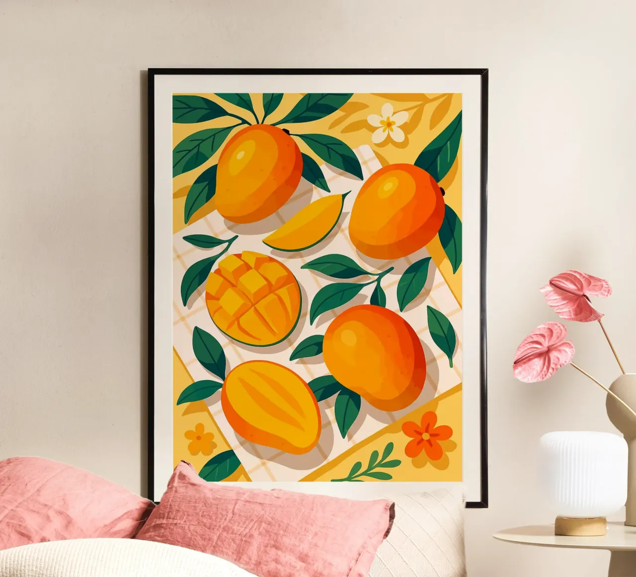 Mango - Una mesa con estilo poster de Sven B Strauss