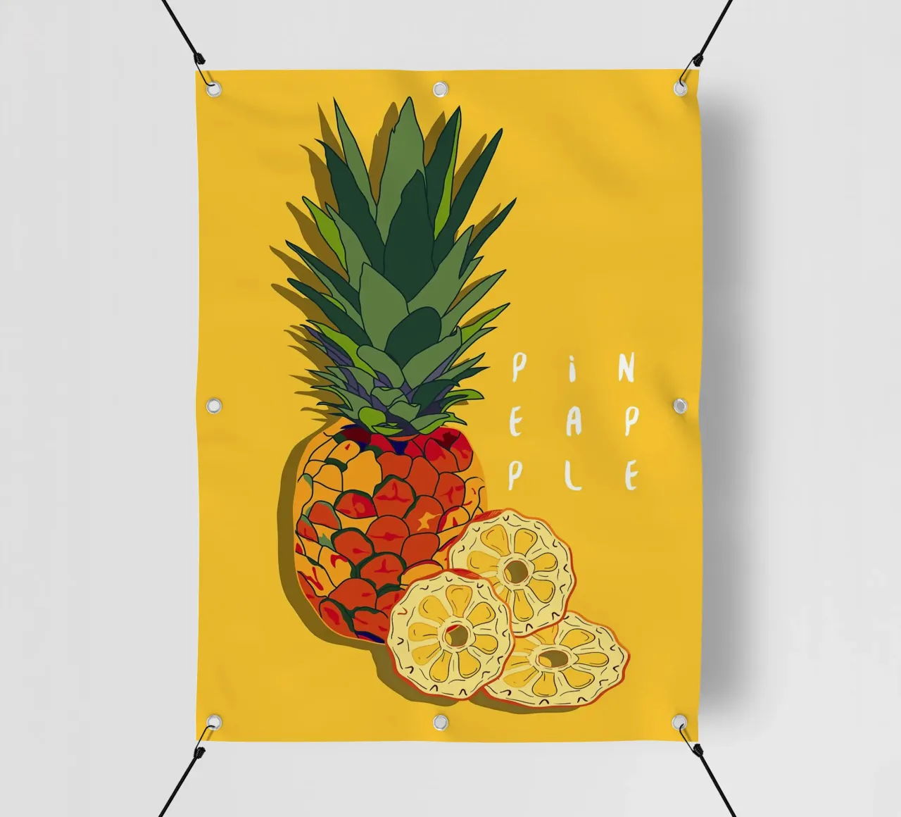 Ananas telo in pvc da Sven B Strauss