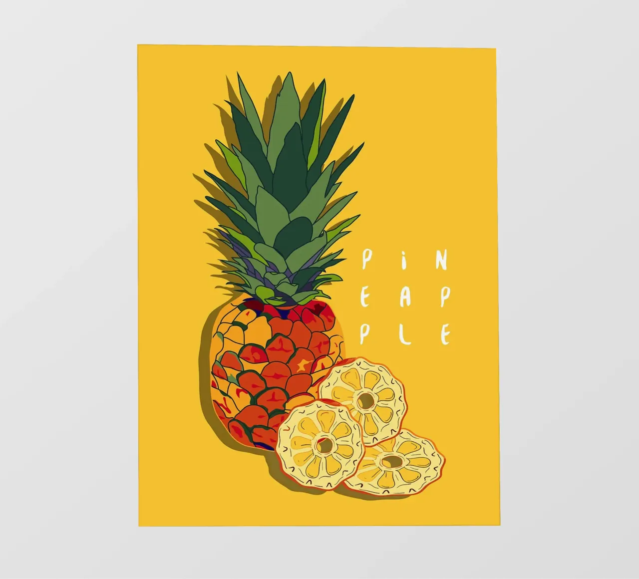 Ananas telo in pvc da Sven B Strauss