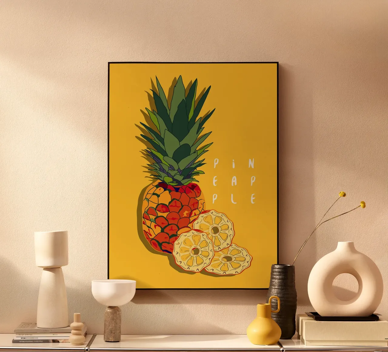 Ananas alluminio dibond da Sven B Strauss