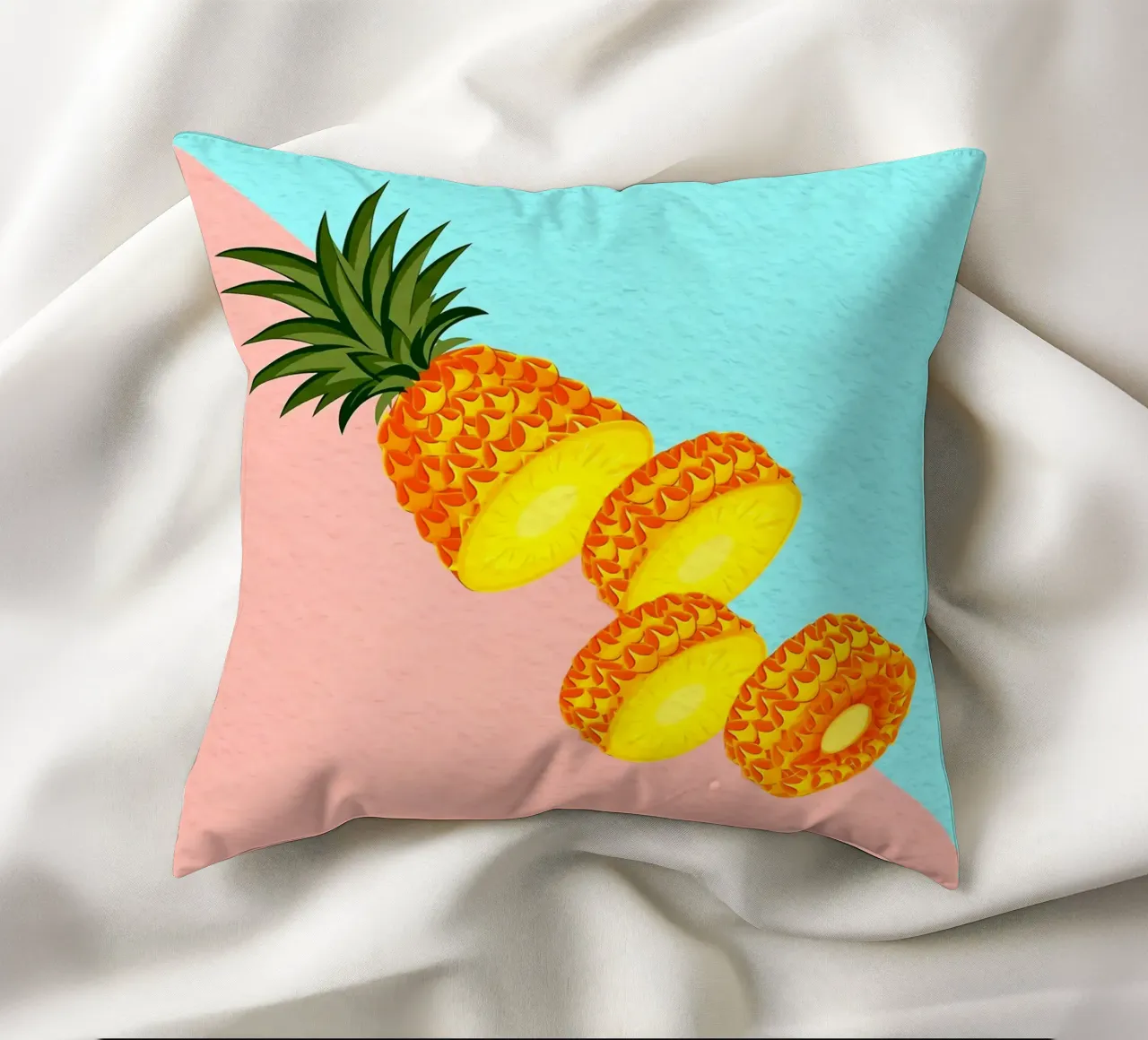 Fetta di ananas fresco cuscino da Sven B Strauss