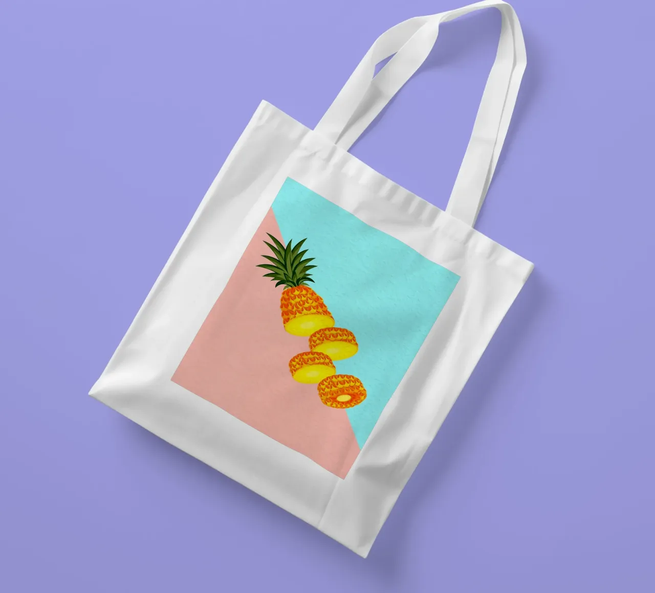 Fetta di ananas fresco borsa in juta da Sven B Strauss