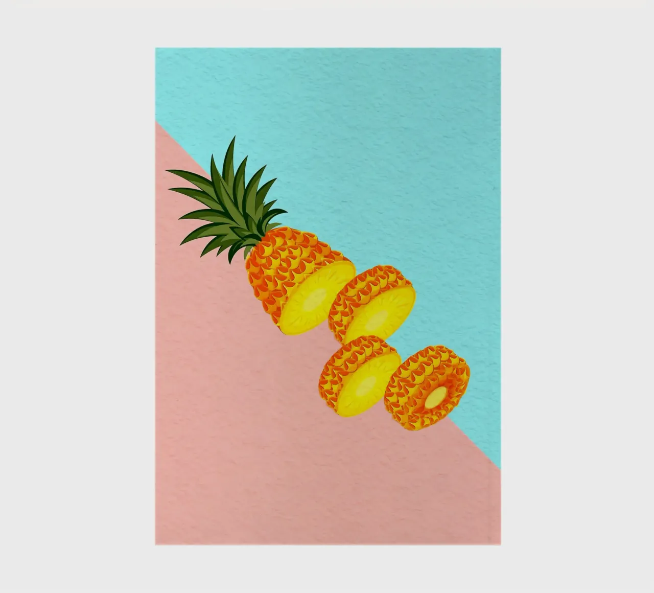 Fetta di ananas fresco diario da Sven B Strauss