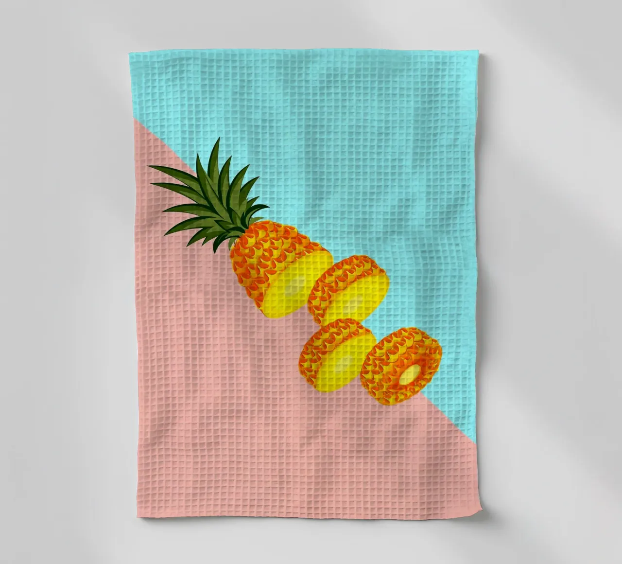 Fetta di ananas fresco canovaccio da cucina da Sven B Strauss