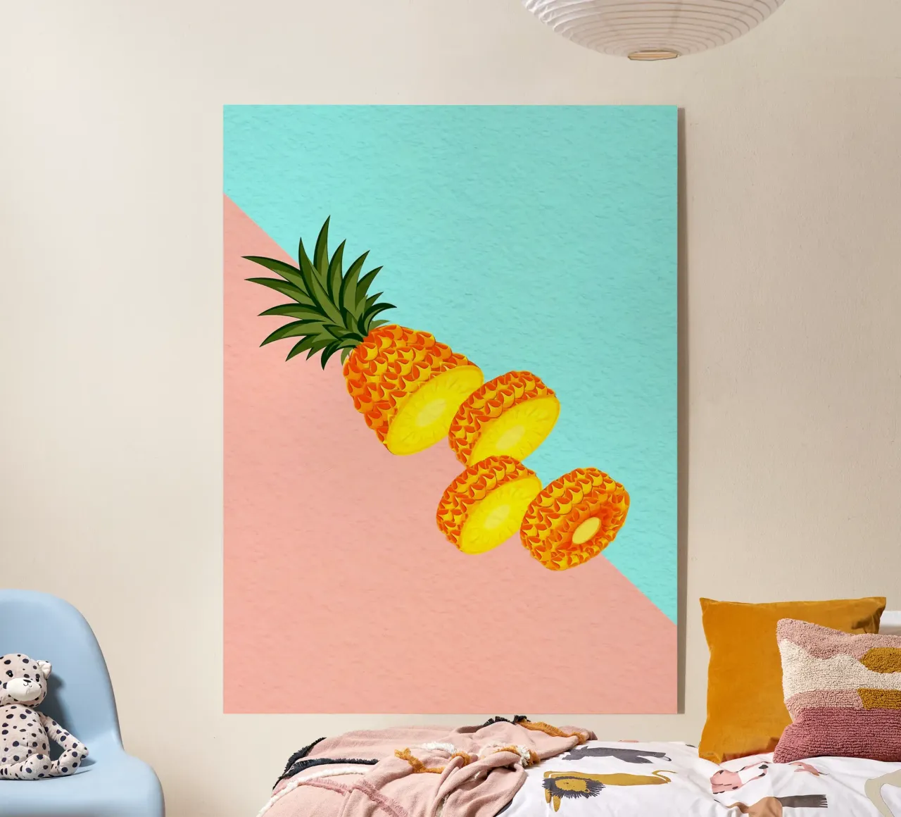 Fetta di ananas fresco plexiglass da Sven B Strauss