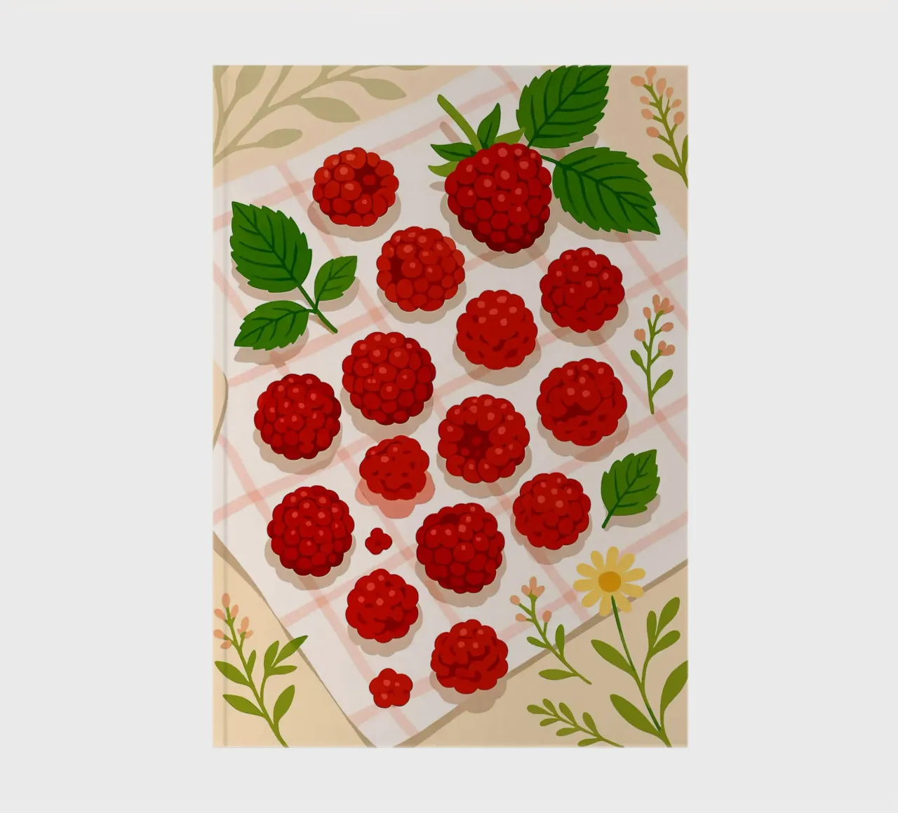Raspberry – A Stylized Tablescape notebook by Sven B Strauss