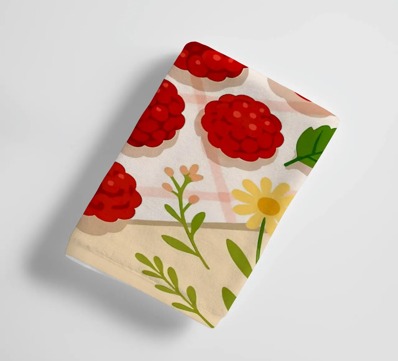 Raspberry – A Stylized Tablescape towel by Sven B Strauss