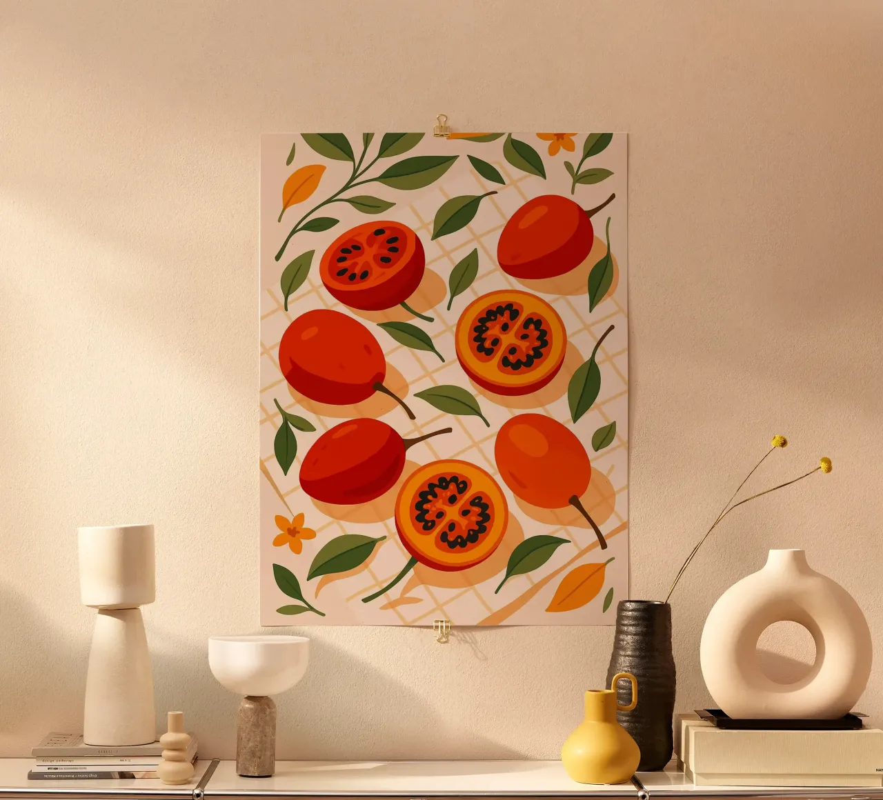 Tamarillo - Una mesa con estilo poster de Sven B Strauss