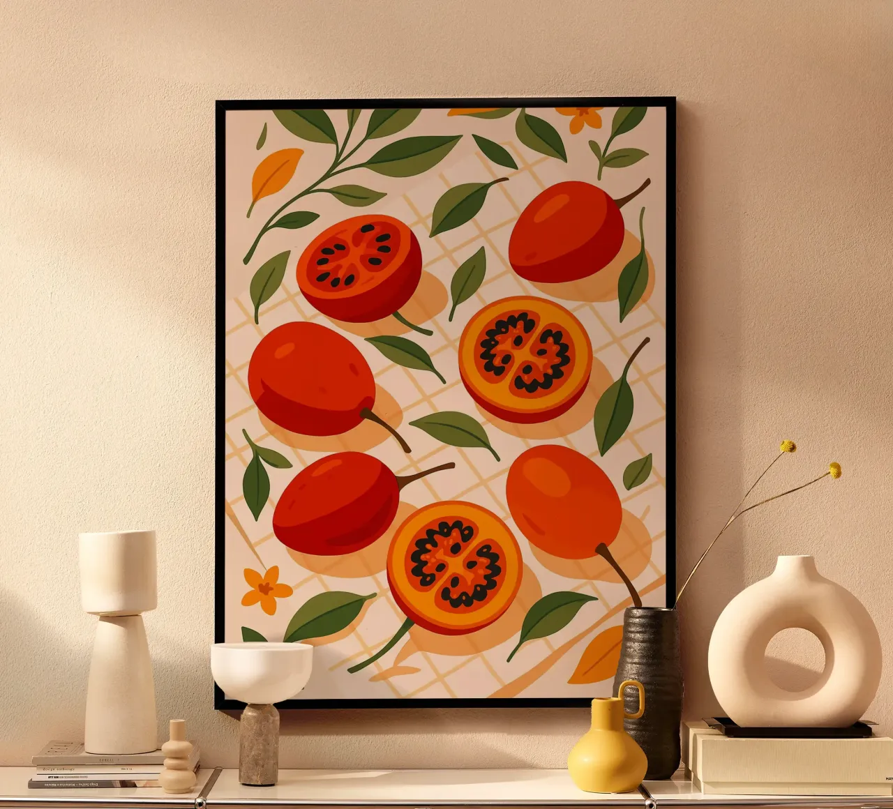 Tamarillo - Una mesa con estilo poster de Sven B Strauss