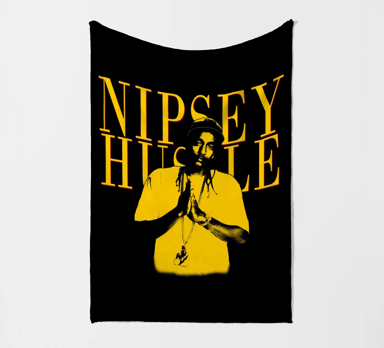 Stile Silhouette Nipsey Hussle Hip hop coperta in pile da mannys_artt