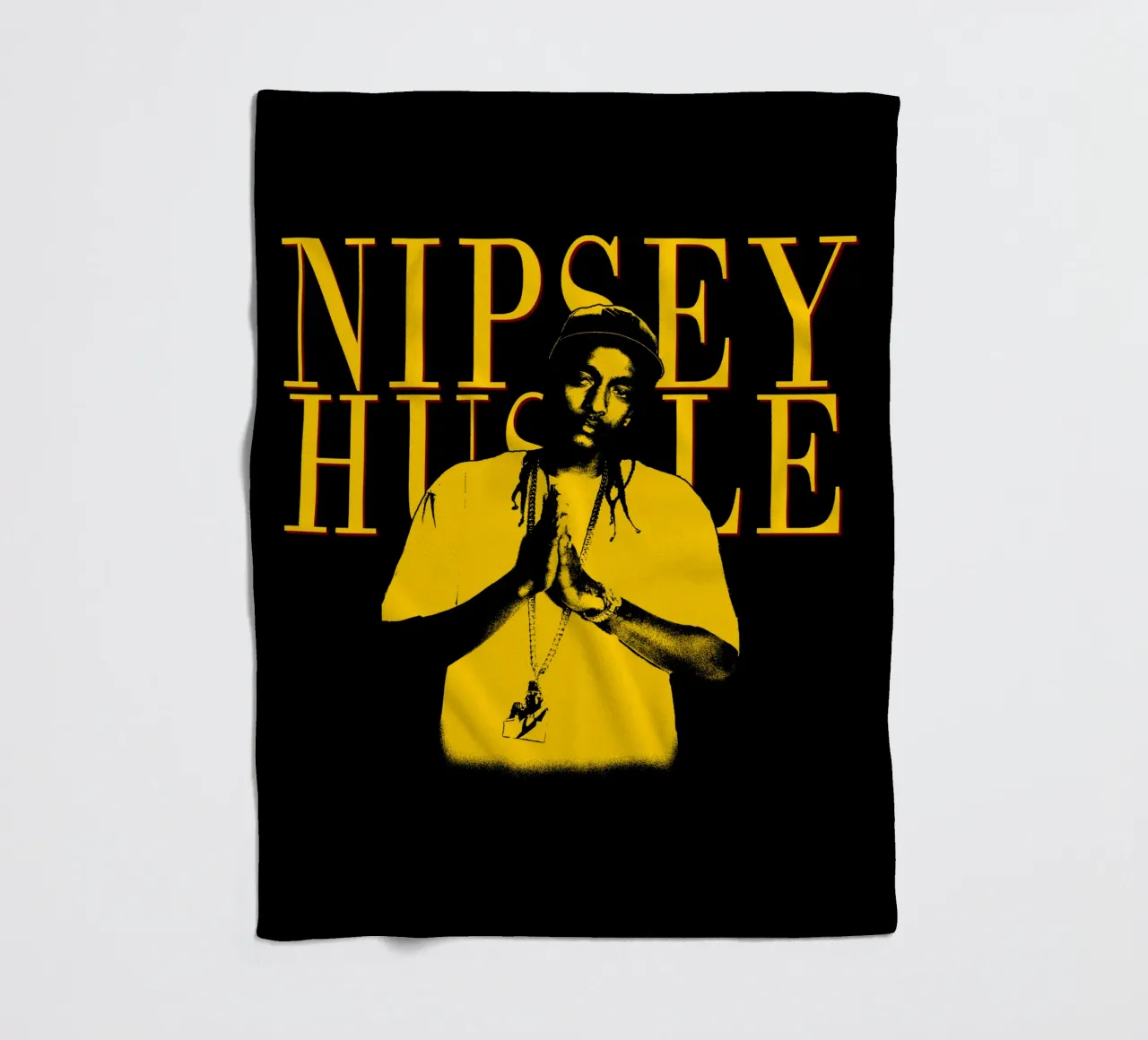 Stile Silhouette Nipsey Hussle Hip hop coperta in pile da mannys_artt