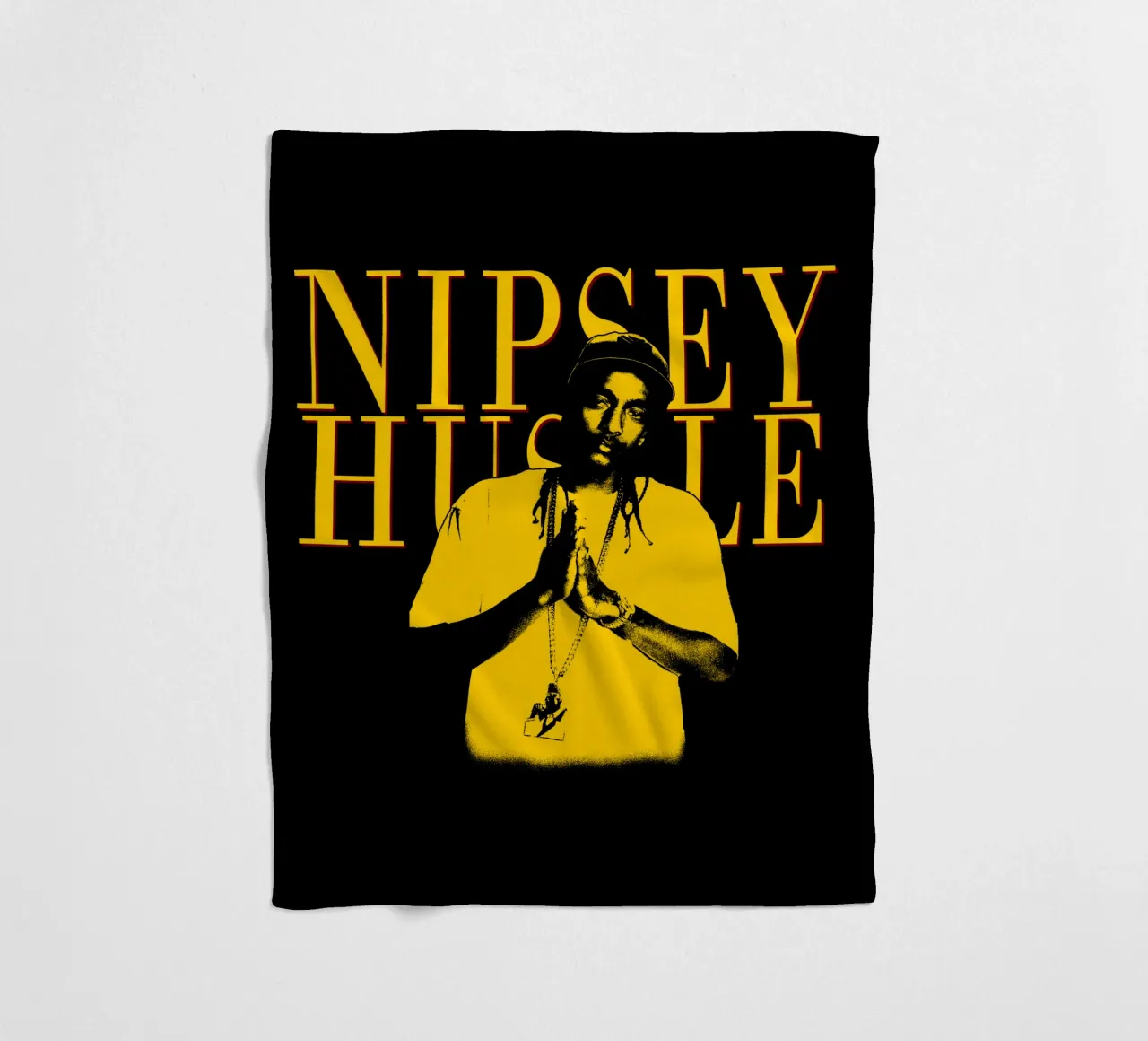 Stile Silhouette Nipsey Hussle Hip hop coperta in pile da mannys_artt