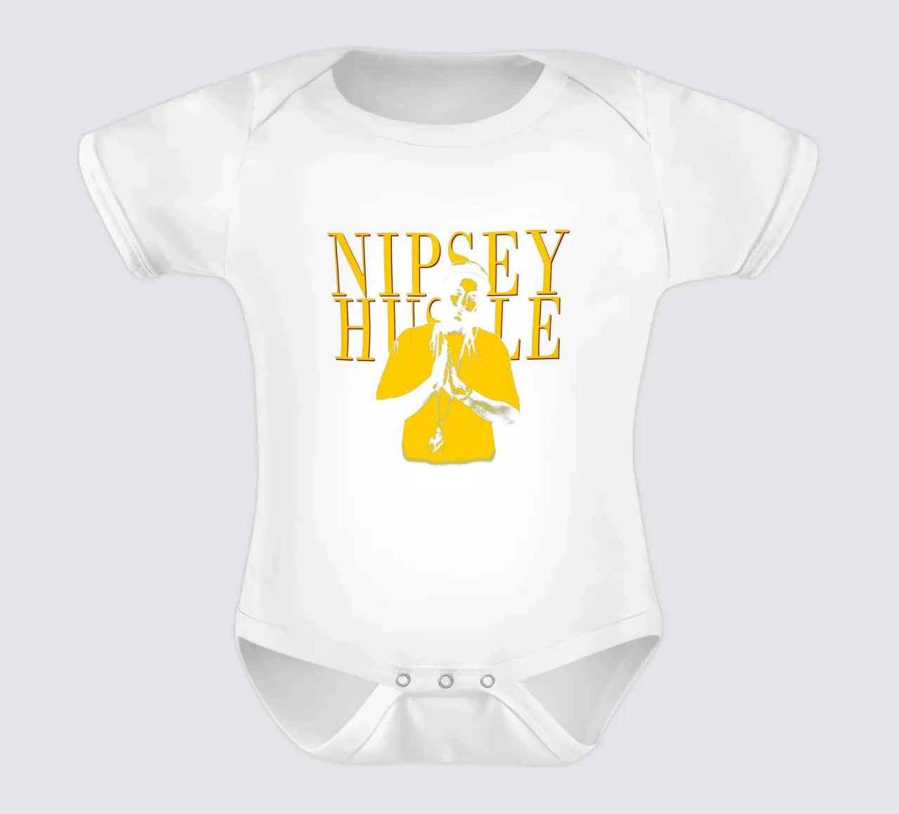 Stile Silhouette Nipsey Hussle Hip hop body neonato maniche corte da mannys_artt