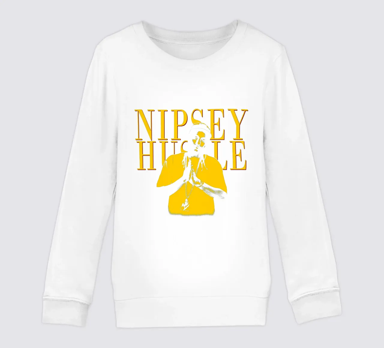 Stile Silhouette Nipsey Hussle Hip hop felpa bambino da mannys_artt