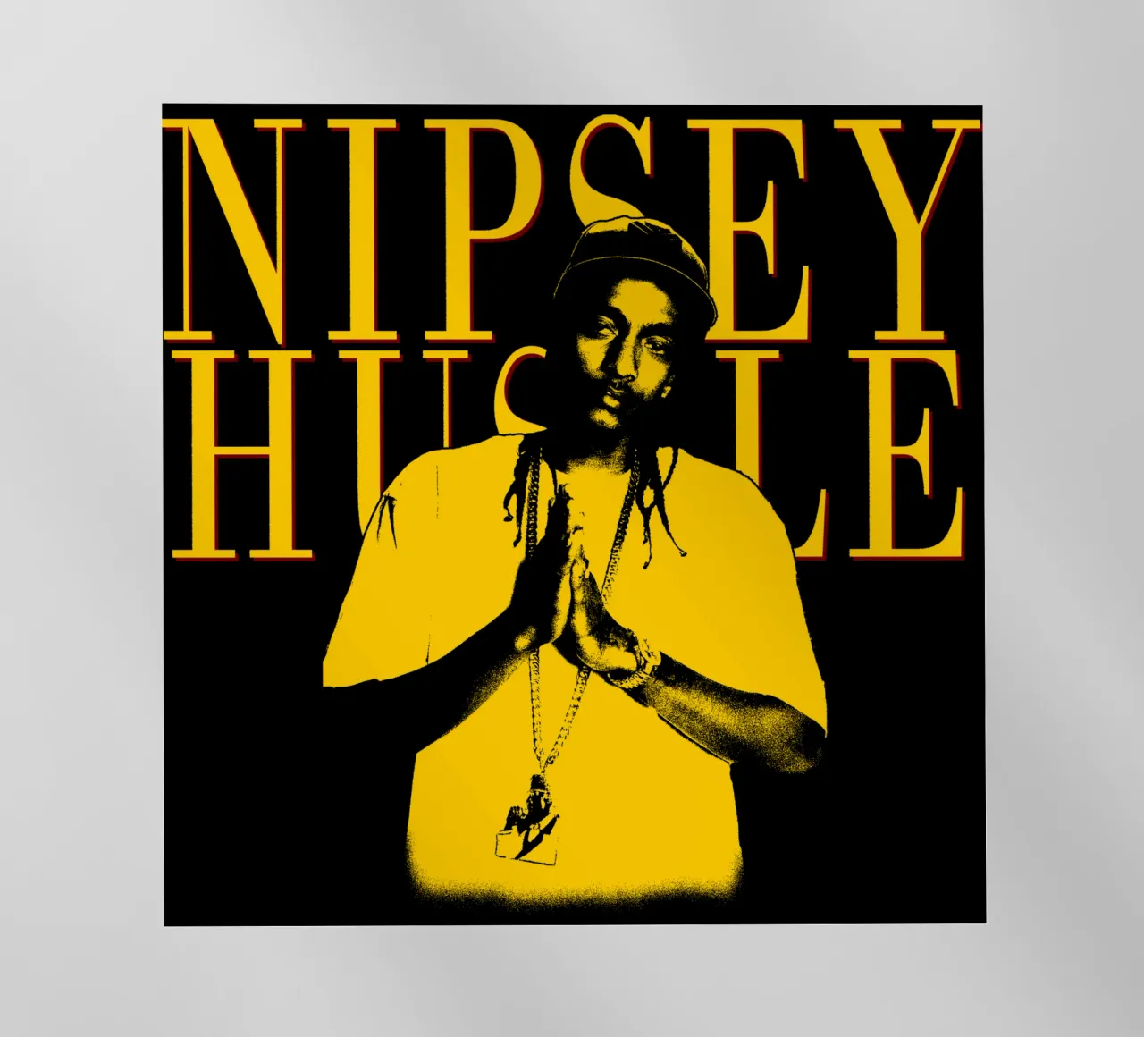 Stile Silhouette Nipsey Hussle Hip hop pellicola backlit da mannys_artt