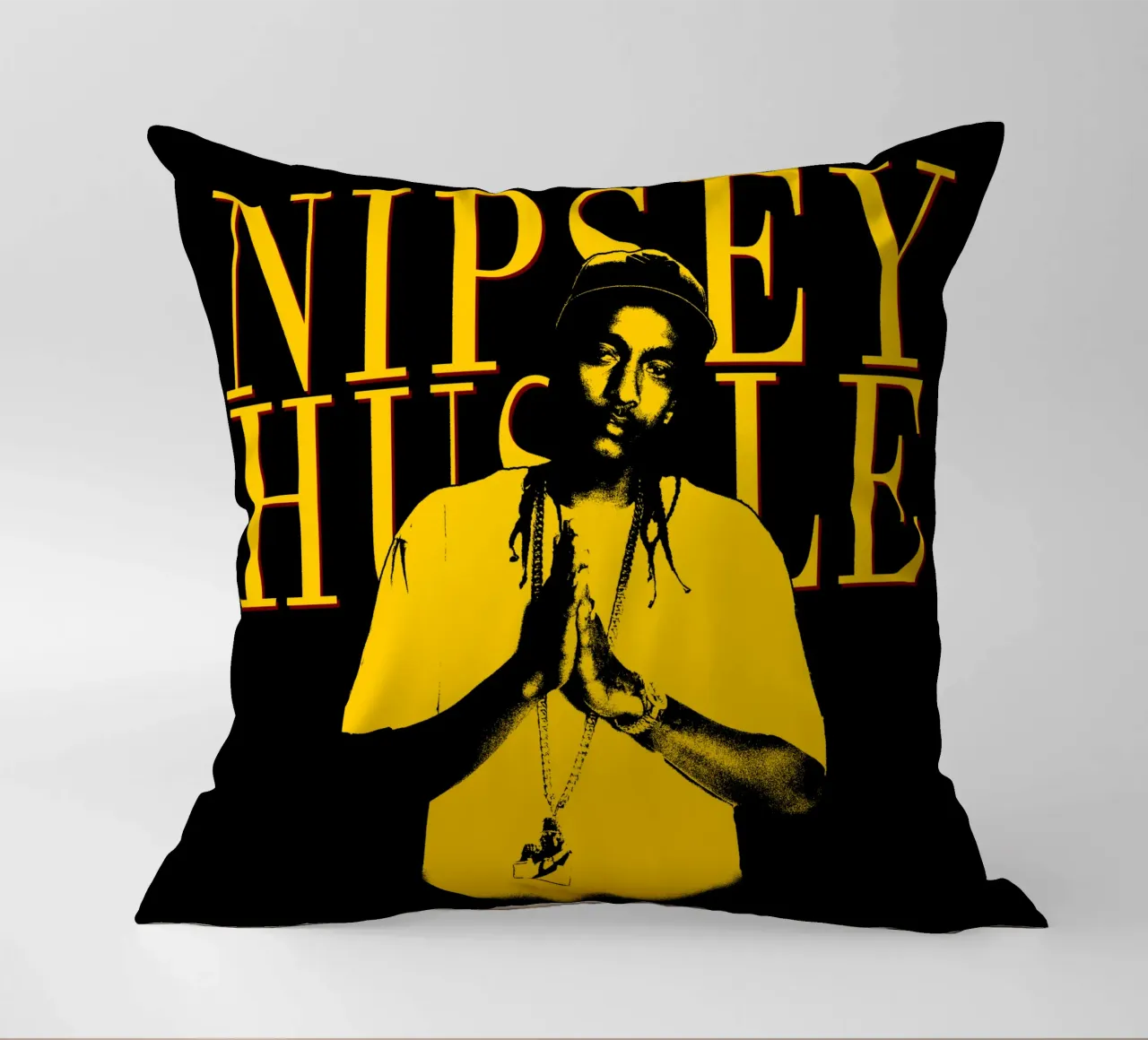 Stile Silhouette Nipsey Hussle Hip hop cuscino da mannys_artt