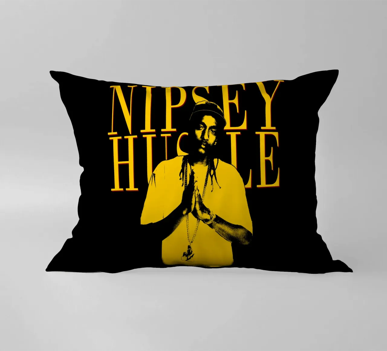 Stile Silhouette Nipsey Hussle Hip hop cuscino da mannys_artt