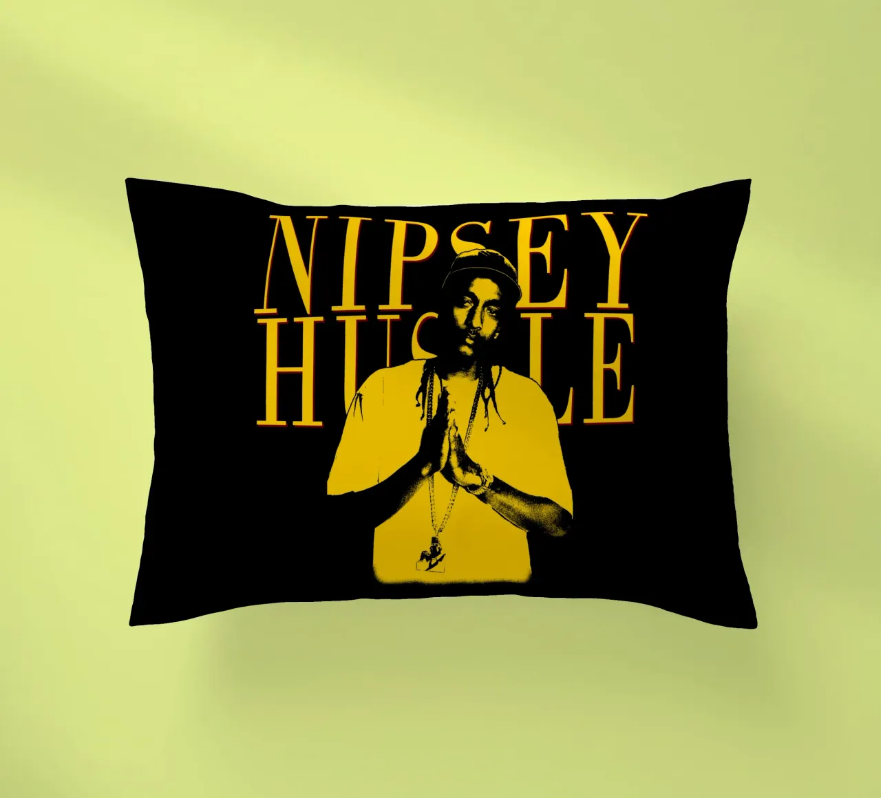 Stile Silhouette Nipsey Hussle Hip hop cuscino da mannys_artt
