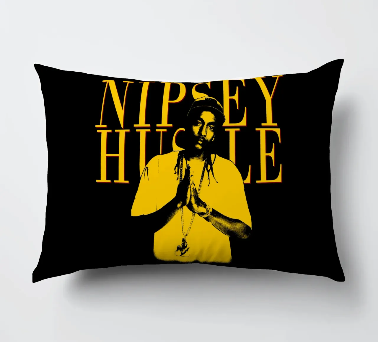 Stile Silhouette Nipsey Hussle Hip hop cuscino da mannys_artt