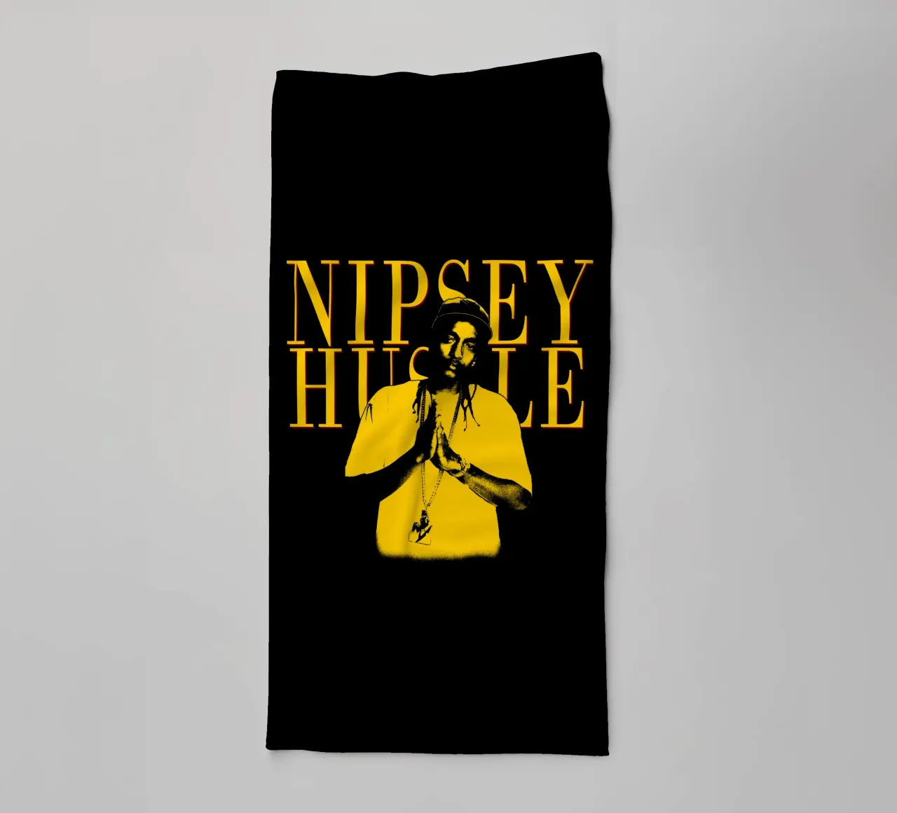 Stile Silhouette Nipsey Hussle Hip hop asciugamano da bagno da mannys_artt