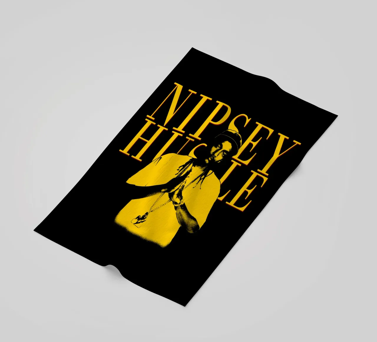Stile Silhouette Nipsey Hussle Hip hop telo mare da mannys_artt