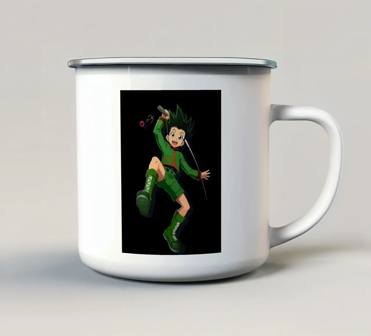 Gon Hunter x Hunter tazza in smalto da Dumery Art