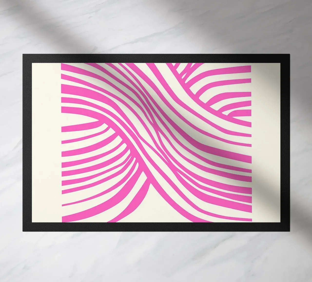 Linee di illusione rosa zerbino da Leon B Feierabend