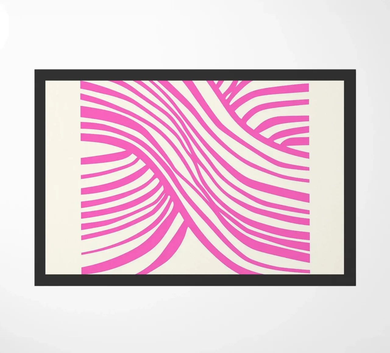 Linee di illusione rosa zerbino da Leon B Feierabend