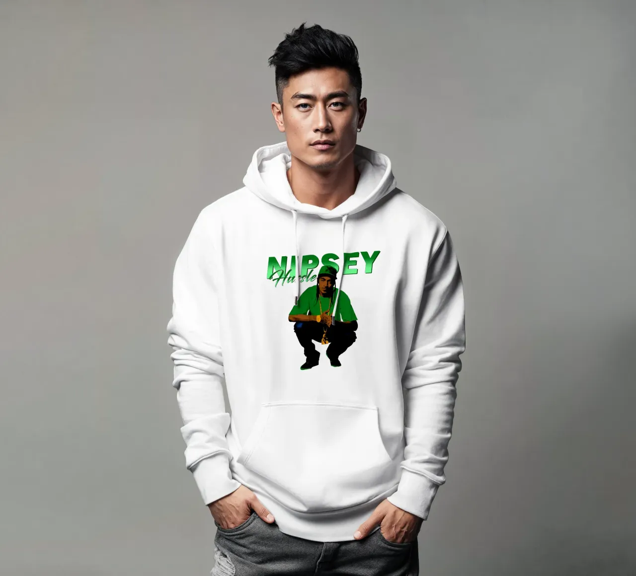 Nipsey Hussle Hip Hop felpa con cappuccio da mannys_artt