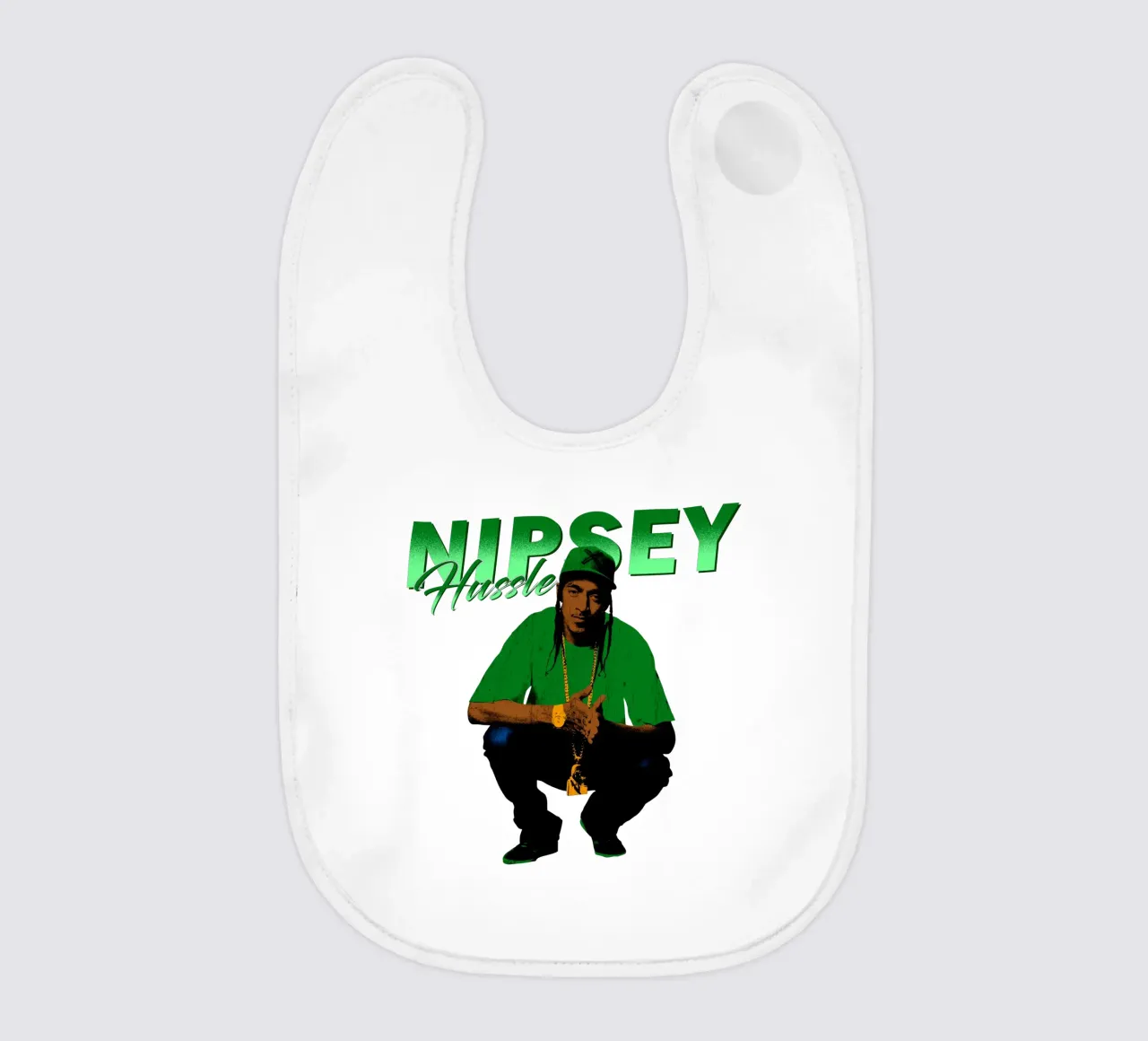 Nipsey Hussle Hip Hop bavaglino da mannys_artt