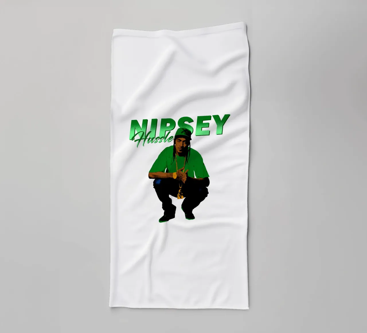 Nipsey Hussle Hip Hop asciugamano da bagno da mannys_artt