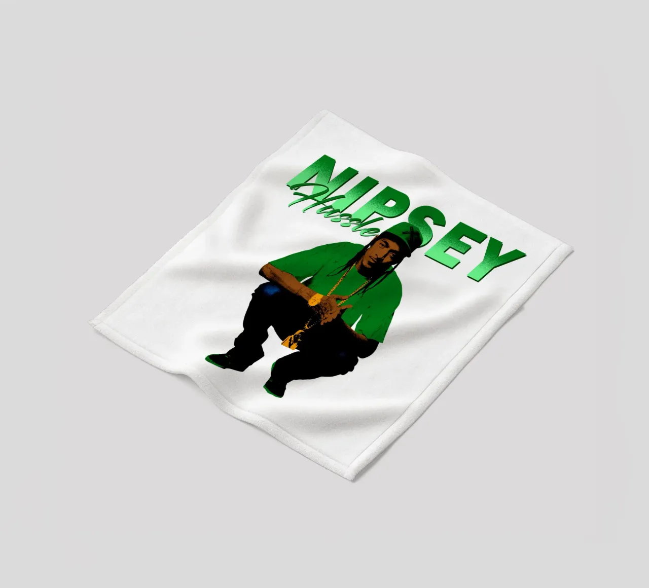 Nipsey Hussle Hip Hop coperta in pile da mannys_artt