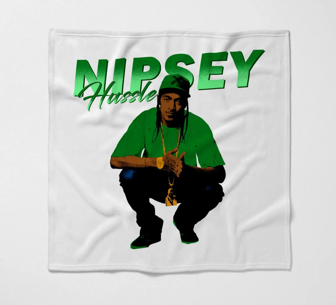 Nipsey Hussle Hip Hop coperta in pile da mannys_artt