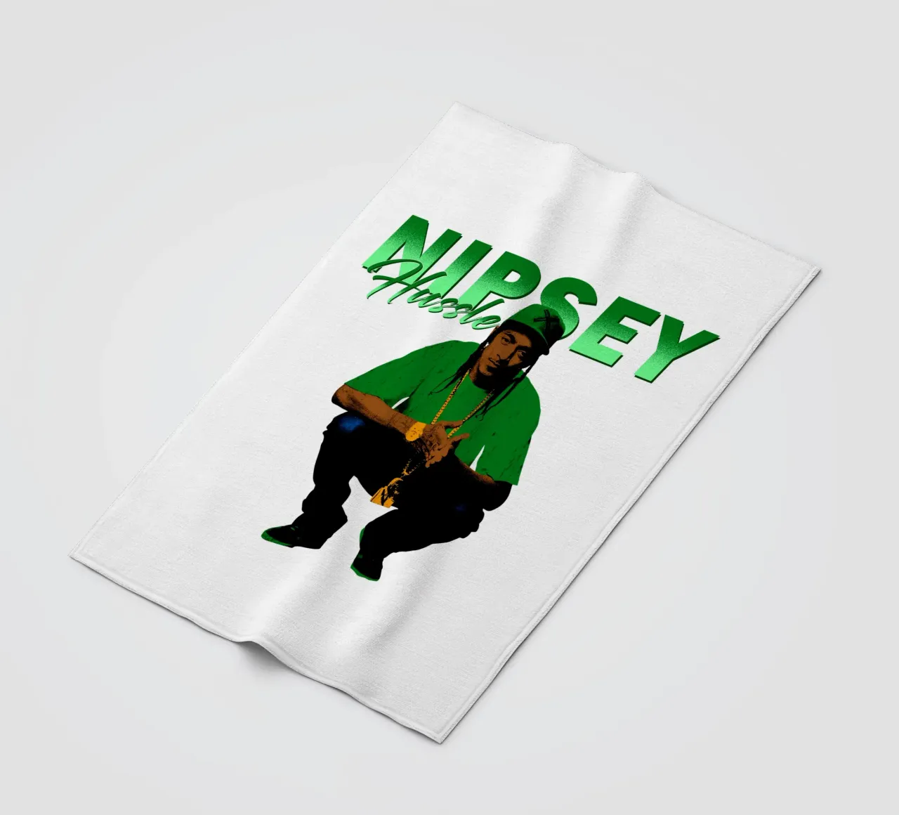 Nipsey Hussle Hip Hop coperta in pile da mannys_artt