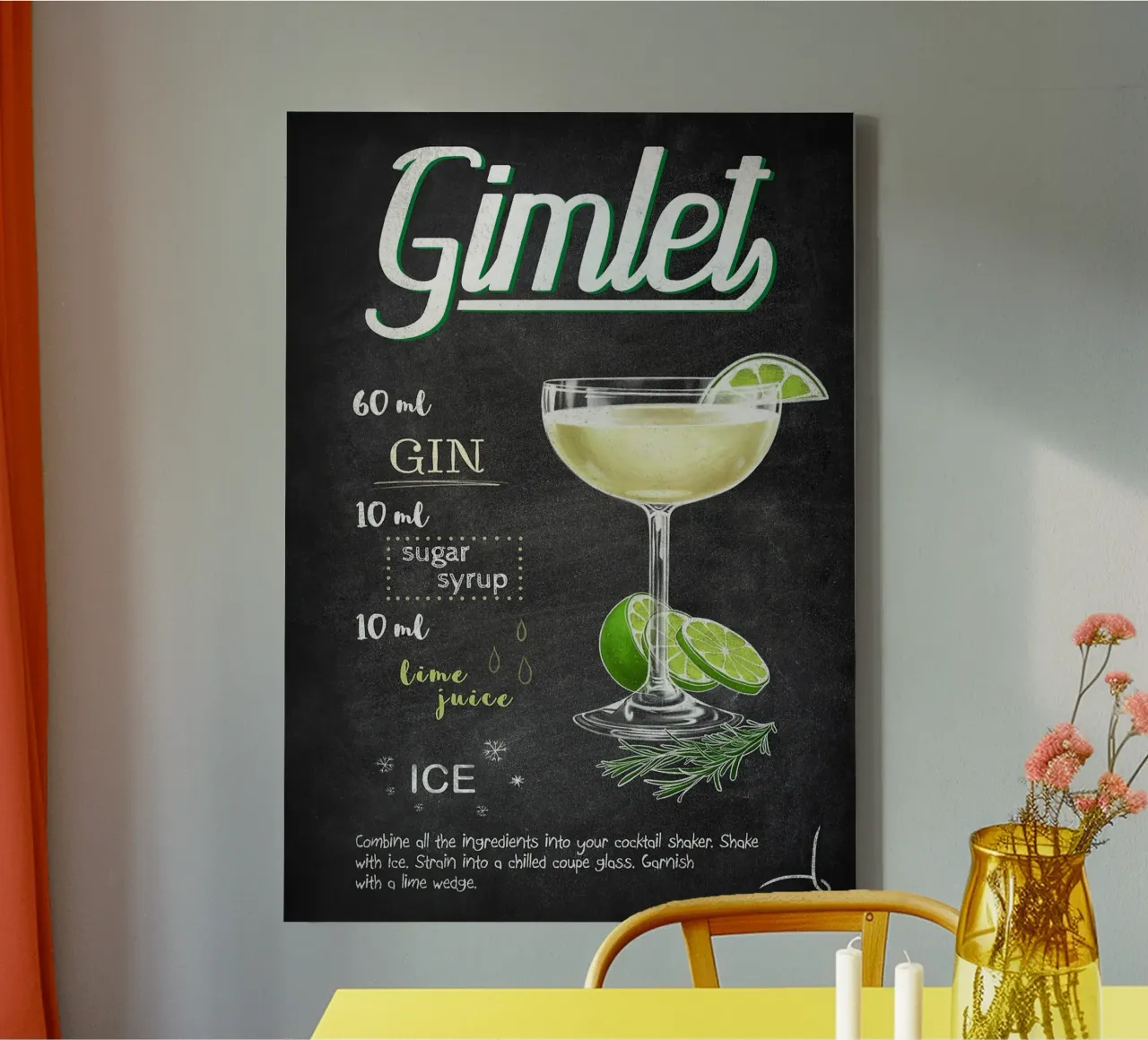 Gimlet tela con Cornice a cassetta da Leon Meyer