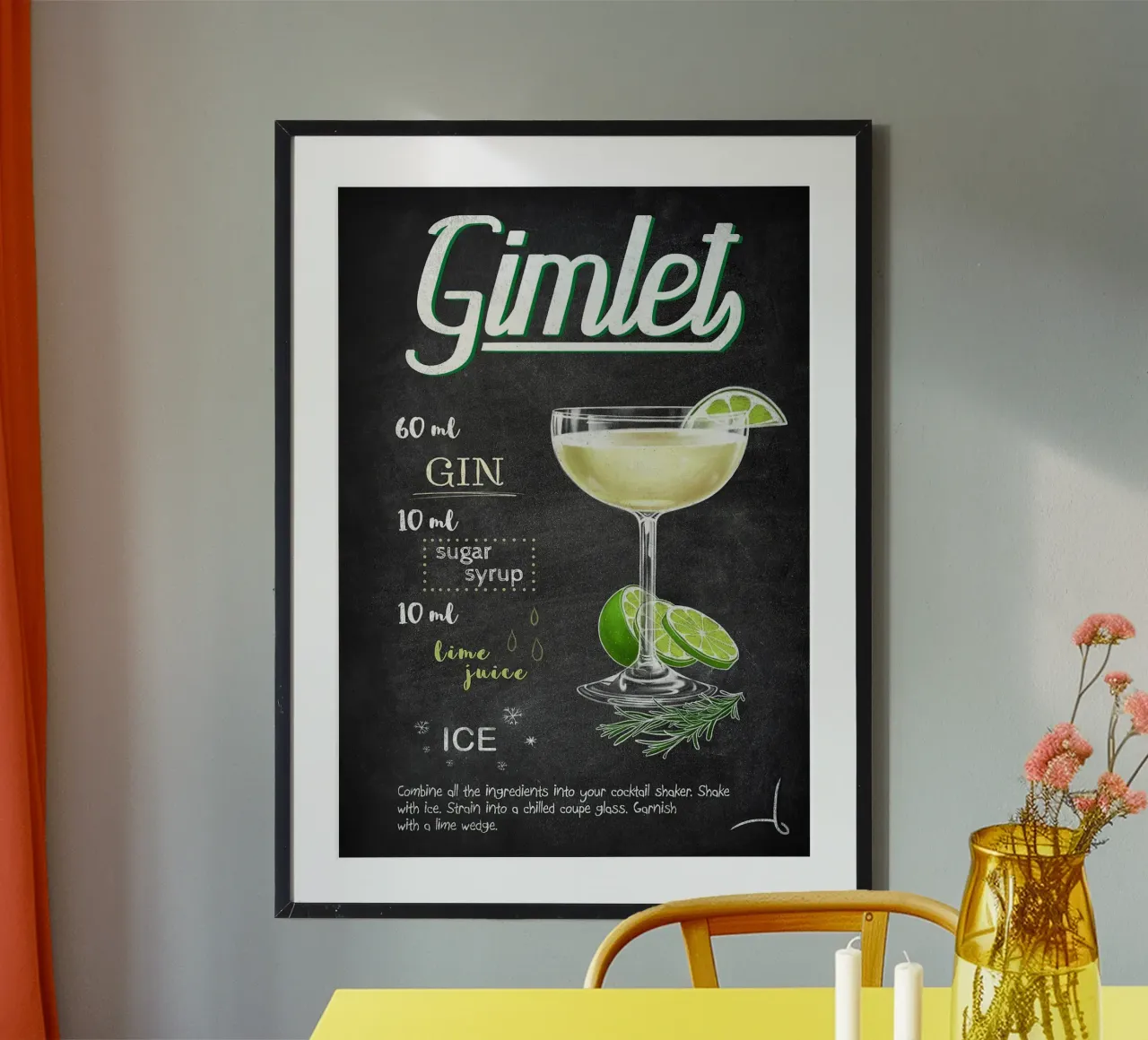 Gimlet poster da Leon Meyer