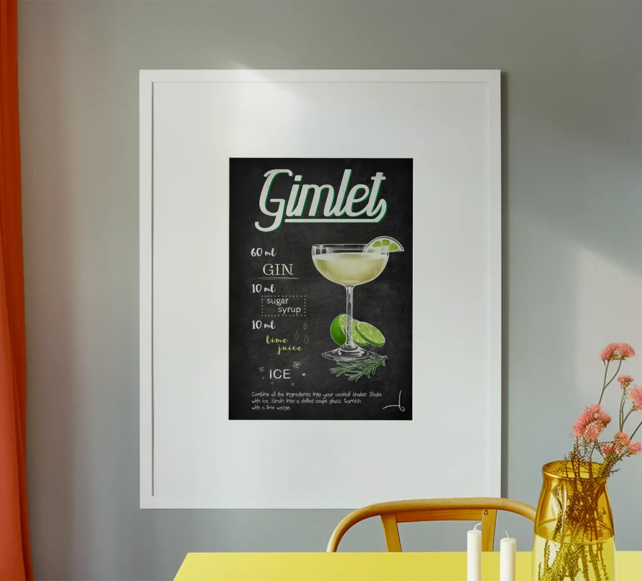 Gimlet poster da Leon Meyer