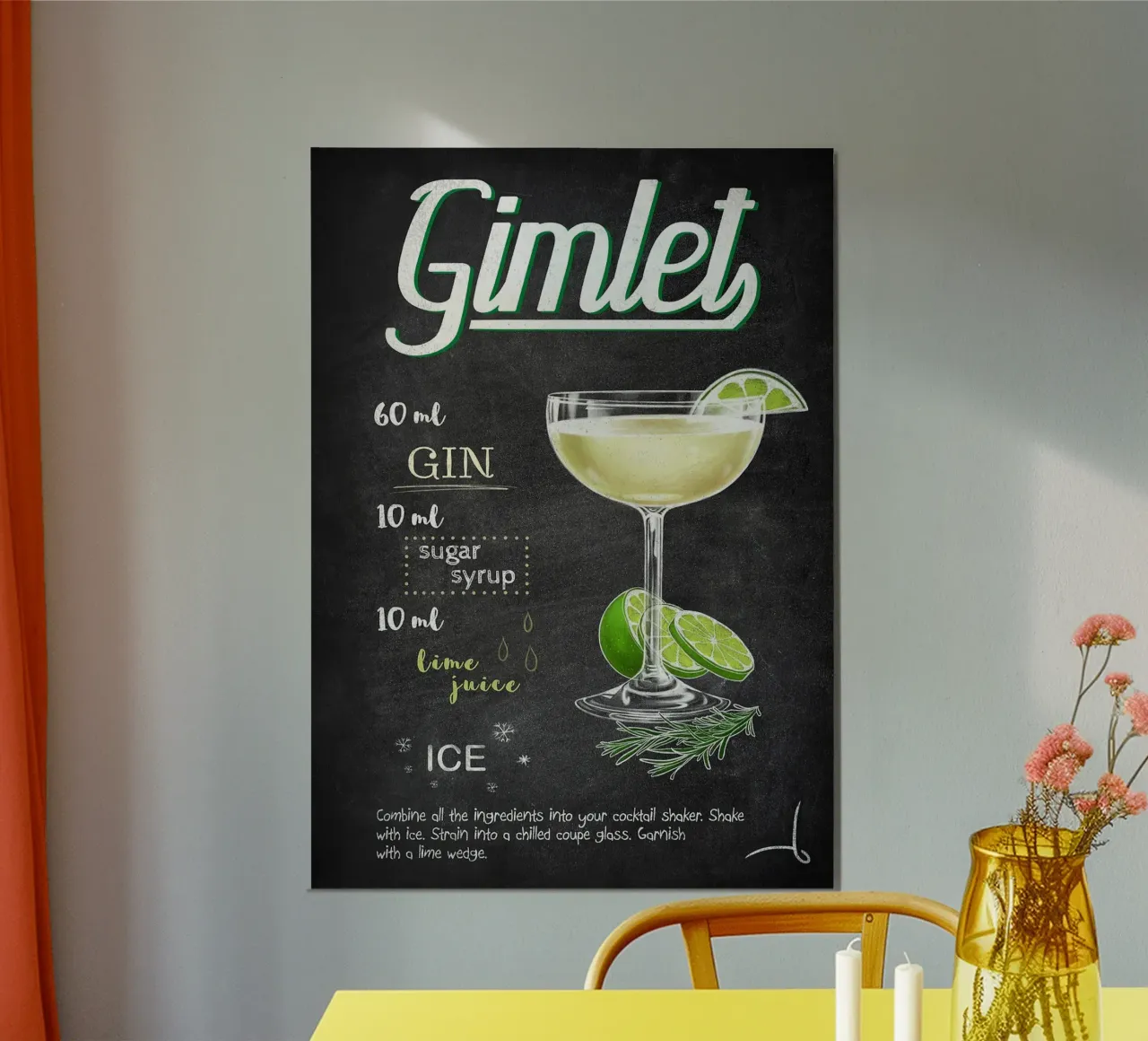Gimlet poster da Leon Meyer