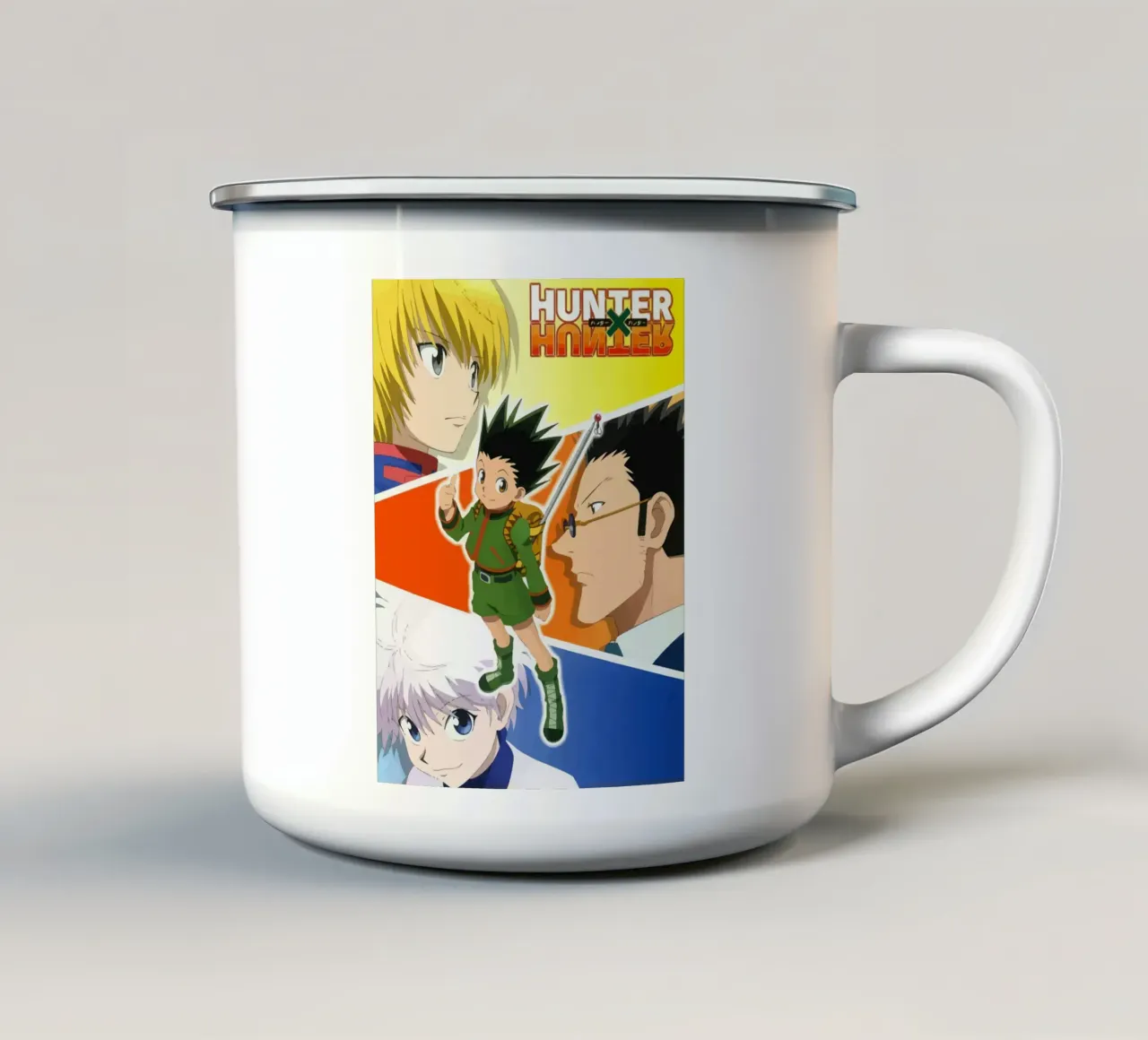Hunter x Hunter tazza in smalto da Dumery Art