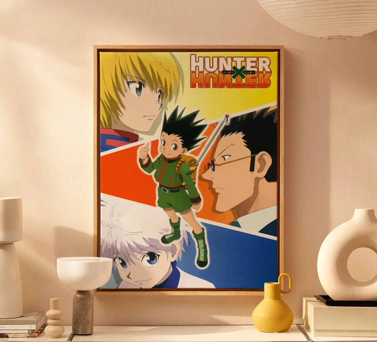 Hunter x Hunter tela con Cornice a cassetta da Dumery Art