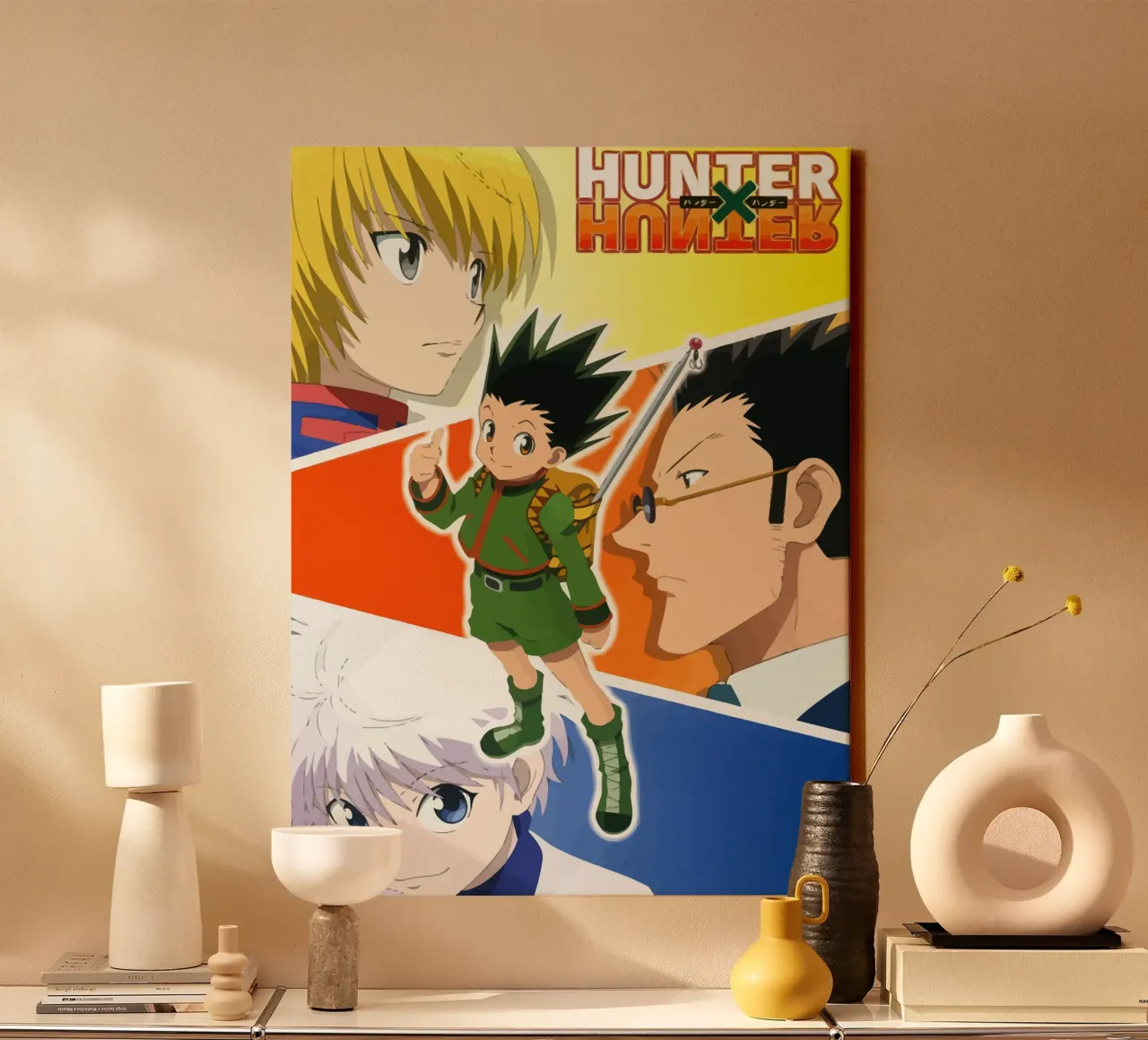Hunter x Hunter tela con Cornice a cassetta da Dumery Art