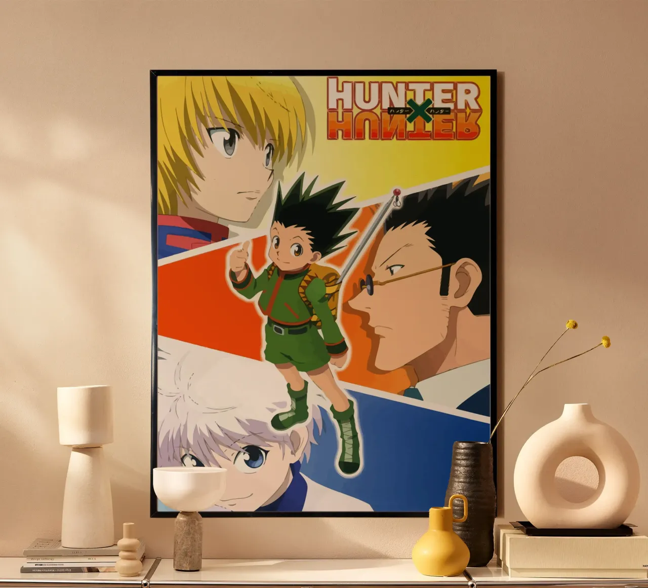 Hunter x Hunter poster con telaio in plastica da Dumery Art