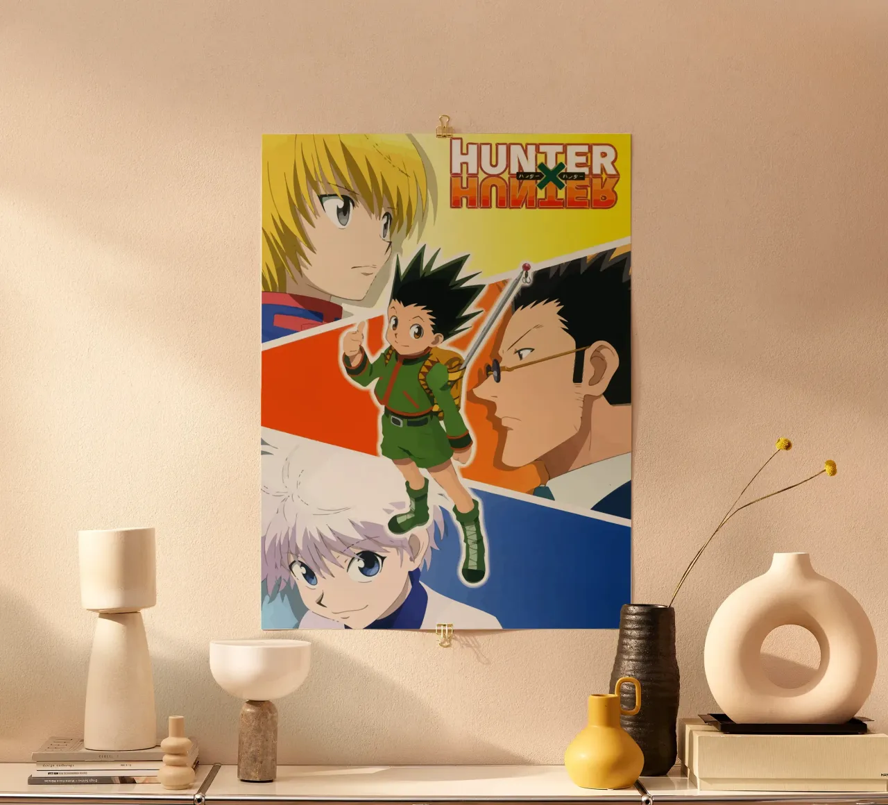 Hunter x Hunter poster con telaio in plastica da Dumery Art