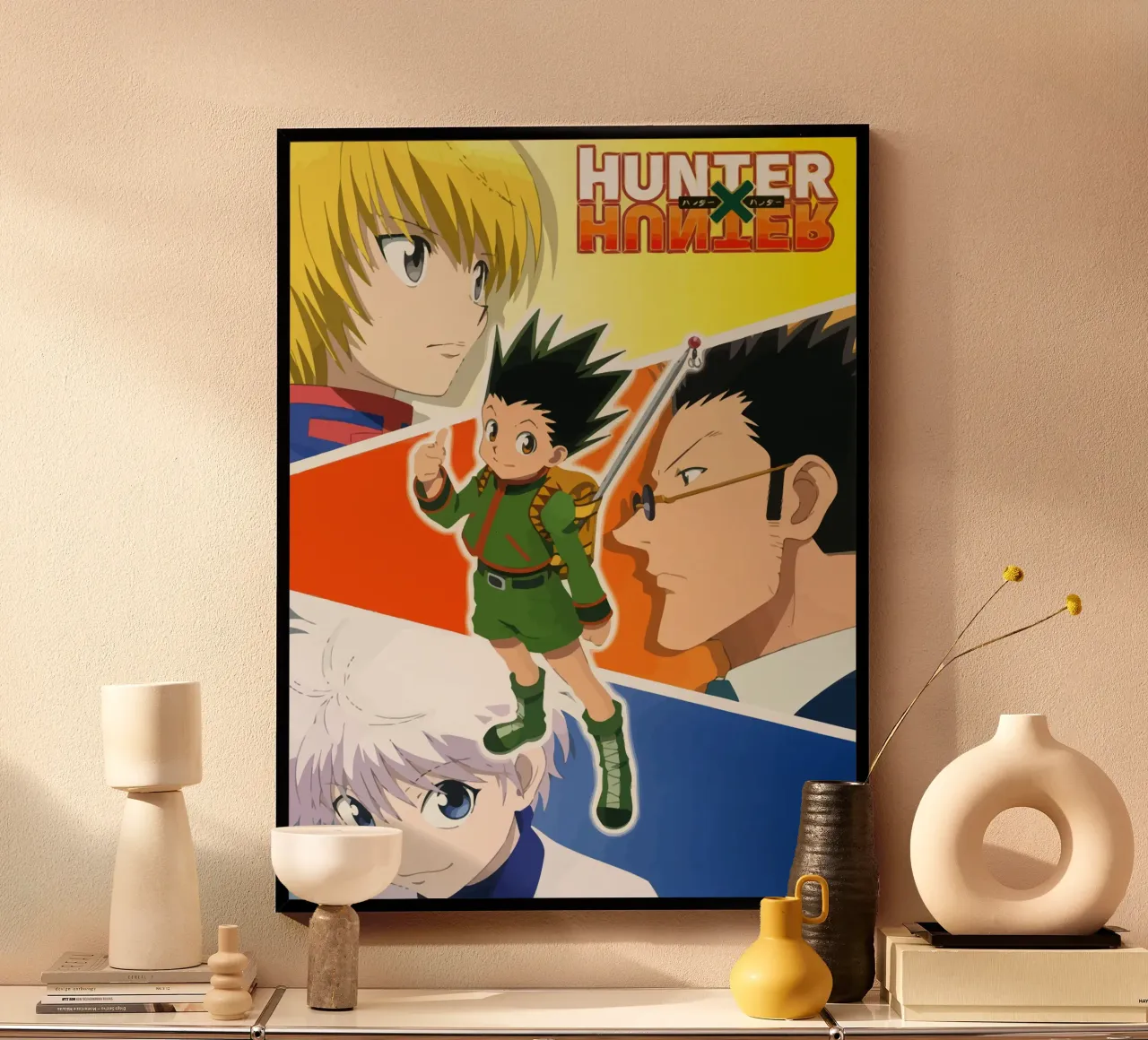 Hunter x Hunter poster con telaio in plastica da Dumery Art