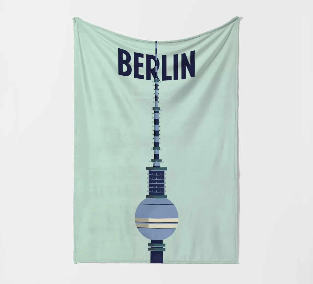 Berlin Fleecedecke von Designliga Products GmbH & Co. KG