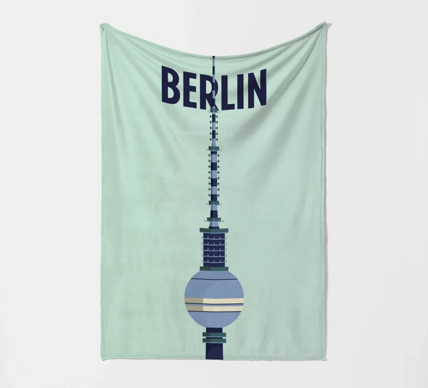 Berlin Fleecedecke von Designliga Products GmbH & Co. KG