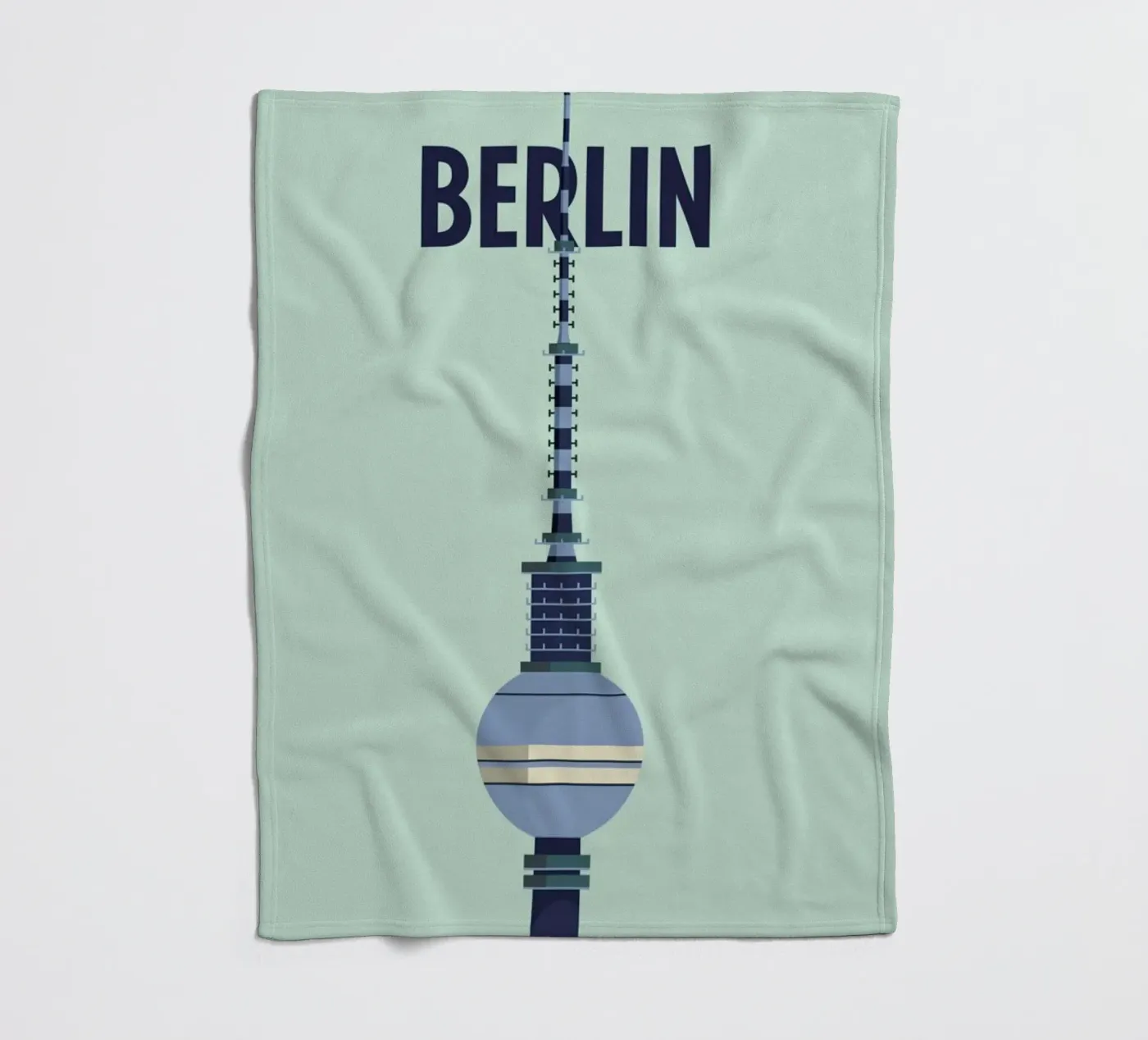 Berlin Fleecedecke von Designliga Products GmbH & Co. KG