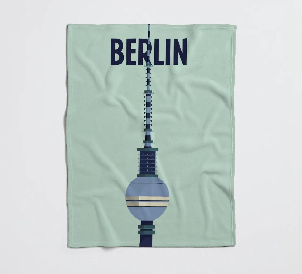 Berlin Fleecedecke von Designliga Products GmbH & Co. KG