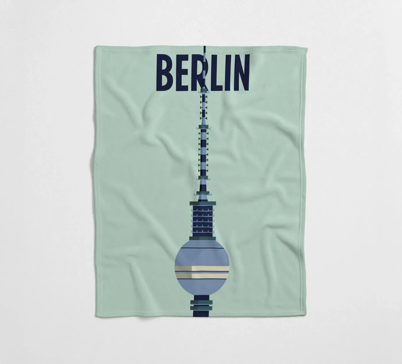 Berlin Fleecedecke von Designliga Products GmbH & Co. KG