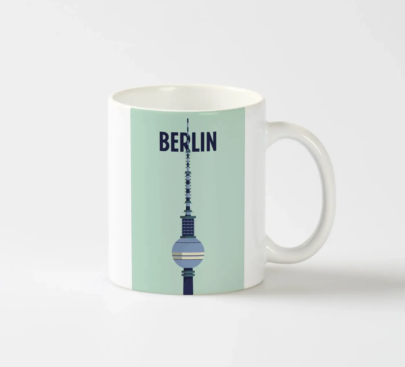 Berlin ceramic mug by Designliga Products GmbH & Co. KG